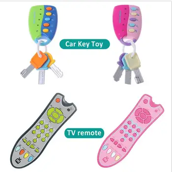 Baby Legetøj, Musik, Mobiltelefoner TV-Fjernbetjening, Bil for Tidlig Pædagogisk Legetøj El-Numre Læring Maskine Gaver Til Nyfødte
