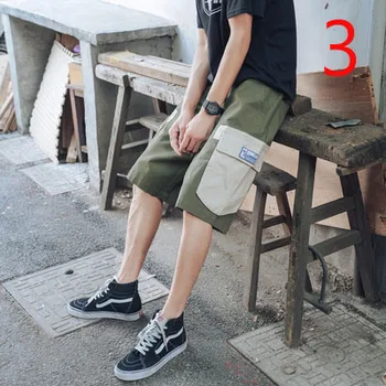 Mandlige koreanske version af den tendens til selv-dyrkning mænds bukser 2020 ny bølge fem bukser stranden bukser