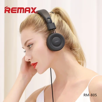 REMAX Hovedtelefon RM-805 Bluetooth-V5.0 3D Stereo Lyd Hovedtelefoner Intelligent støjreduktion Multifunktionelle Sammenklappelig Headset