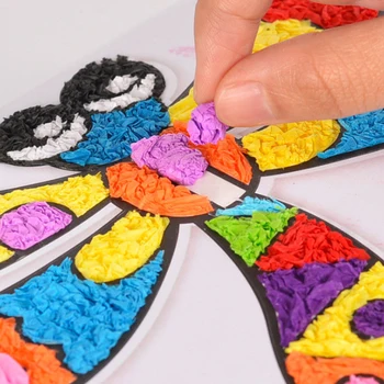Barnet 3D DIY Hånd Tegning, Maleri Og Fantasi Uddannelse Toy Klistermærker Malet Papir, Legetøj Kreativitet Kit Perfekt Gave Børn