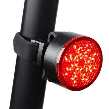 Hot USB-Opladning Cykel Baglygte Lampe Mountain Bike Riding Tilbehør Vindmølle Farve Natten Advarsel Lys