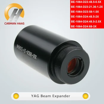Carmanhaas Fiber YAG 1064nm1.5X 2X 2,5 X 3X Beam Expander Laser Mærkning Skære M22*0.75