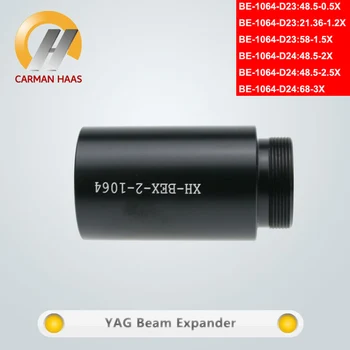 Carmanhaas Fiber YAG 1064nm1.5X 2X 2,5 X 3X Beam Expander Laser Mærkning Skære M22*0.75
