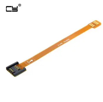 3G 4G Mikro-SIM-Kort Kit Mand til Standard UIM SIM-hun forlængerledning Bløde Fladskærms FPC Kabel Extender 10CM