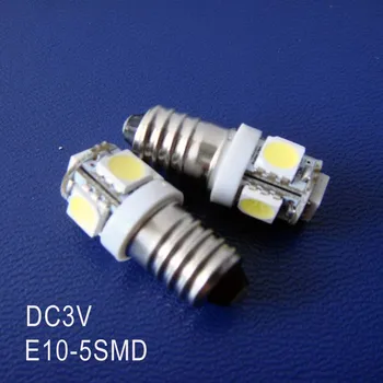 Høj kvalitet 3V E10,E10 DC3V Lys,E10 LED,3V E10 Led,E10-Indikator Lampe,E10 Lampe,E10-Pære, 3v,E10 Lys 1W,gratis forsendelse 5pc/masse