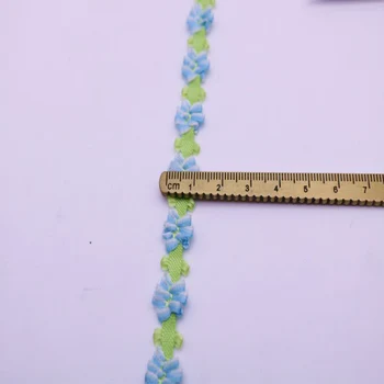 5Yds/masse 1cm pink serie~blue ribbon blandet farve blomster Venise Blonder Trim til Beklædning,Gardiner Decorcation venise lace2018101502