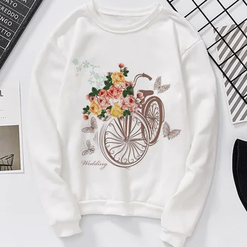 2020 Er En Ny Mode Efterår Og Vinter Cykel Print Sweatshirt Pullover Tykke Løse Kvinder Hættetrøjer Harajuku Sweatshirt Kvindelige Casual-Hættetrøje