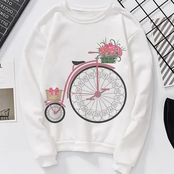 2020 Er En Ny Mode Efterår Og Vinter Cykel Print Sweatshirt Pullover Tykke Løse Kvinder Hættetrøjer Harajuku Sweatshirt Kvindelige Casual-Hættetrøje