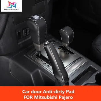 Automotive Gear Shift Kraver Håndbremse Greb TIL Mitsubishi Pajero V93 V97 Indvendige Beskyttelse Film