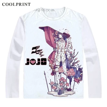 Moe Animationsfilm JoJo ' s Bizarre Eventyr, T-Shirts Multi-stil langærmet Shirts JoJo ingen Kimyo na Boken Jonathan Joestar Cosplay Shirt