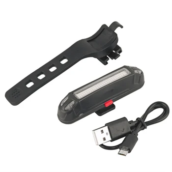 LED Cykel baglygter USB-Genopladelige Cykel Cykling Bageste Sikkerhed Lommelygte til Effektivt Arbejde-out Tilbehør