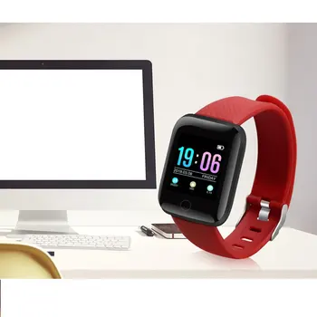 116 Plus Bluetooth Smart-Ure Vandtæt Sport Fitness Tracker Smart Armbånd Pulsmåler Smartwatch