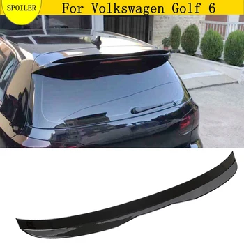 Til VW Golf 6 Spoiler blank sort Bil bagskærm hækspoiler til Volkswagen VW Golf 6 2010 2011 2012 2013