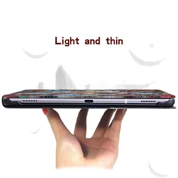Stødsikkert Tablet Tilfælde, Beskyttende Cover Til Huawei MediaPad T3 8.0/T3 10 9.6/T5 10 10.1 Slim Læder Tablet Sag