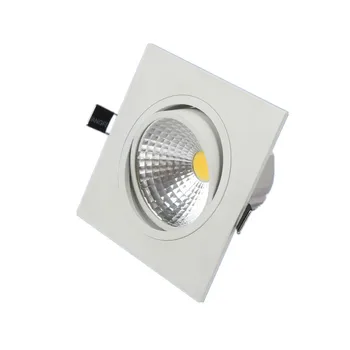 Dæmpbar Led downlight lys COB Loft Spot Lys 7w 10w 85-265V forsænket loft Lys Indendørs Belysning Hvid Sort Sølv