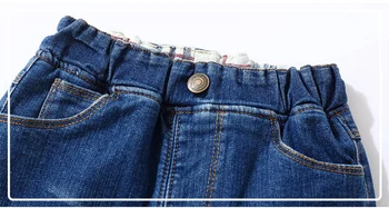 Børn Drenge Jeans til 2-6 YrsFashion Tøj Klassiske Bukser Denim Tøj, Børn, Baby Dreng Afslappet Plus velvet Varm Lange Bukser