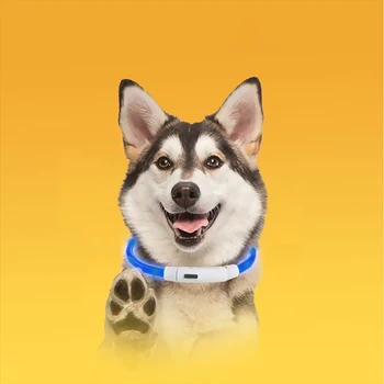 30/50/70cm LED Dog Lysende Halsbånd Usb-Genopladelige Pet LED hundehalsbånd Nat Hunde Halsbånd Glødende Nat Sikkerhed Blinkende Halsbånd