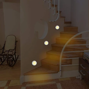 LED Trådløse PIR Infrarød Menneskelige Bevægelse Sensor Nat Lys Sensor Lys væglampe Skab Skab Trapper Automatiske Lygter