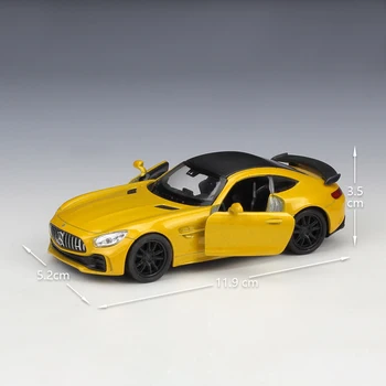 1:36 Diecast Modeller Mercedes-AMG GT R Coupe Model Legetøj Legering Bil Trykstøbt Metal Trække sig Tilbage, Bil-Legetøj For Gave Samling