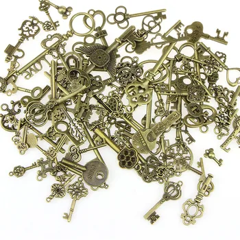 100Pcs Antik Bronze Diverse Centrale Tema Charms Vedhæng Til DIY-Halskæde Smykker Håndlavede, hvilket Gør