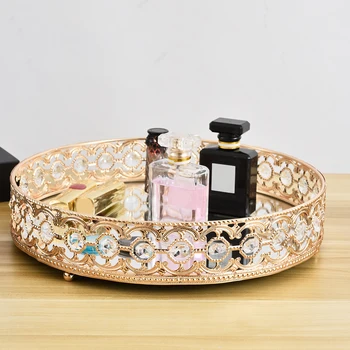 Kosmetiske Makeup Skuffe Spejlet Makeup Skuffe Parfume Kage Dessert Displayet Holder Badeværelse Dekoration