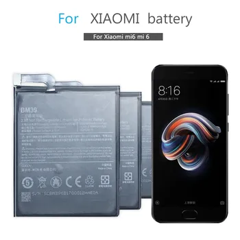 For Xiao mi Telefonens Batteri BM39 For Xiaomi Mi 6 Mi6 3250mAh BM 39 Høj Kapacitet Batteri Gratis Værktøjer