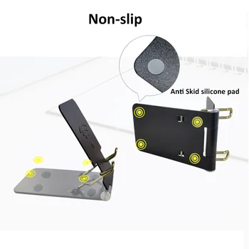 Mobiltelefon Holder 5P Tabel bordholder Plast Bruser Mount Mini Bærbare Holder Universal holder Til Smartphone