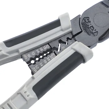 Wire Cutter Chrome Vanadium Stål Wire Stripper Terminaler Crimpning Tænger Multifunktions Værktøj