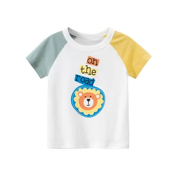Børn T-shirt Piger Bomuld Tee dyreprint Pige T-Shirt, Toppe Cartoon Kids t-shirt tøj Tøj Sommeren Nye Ankommer 2020