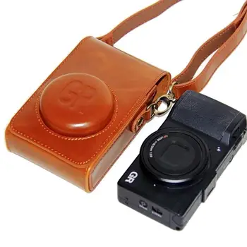 Full Body Præcis Pasform PU Læder Digital Kamera sag Bag Cover til Ricoh GR GRII GR2 GRIII GR3 Kameraer Taske Hud