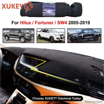 For Toyota Hilux Vigo Revo Fortuner SW4 2005 - 2020 Dashmat Dashboard Dækker Dash Mat Beskyttende Ark Tæppe Styling 2013