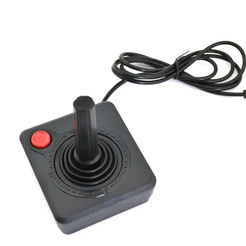 50 stk 1,5 M Gaming Joystick Controller Til Atari 2600-spillet rocker Med 4-vejs Armen Og Enkelt Handling Knappen Retro Gamepad