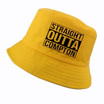 Straight Outta Compton spand hatte til mænd dreng hip hop fiskeren hat kvinder Bomuld Sommeren panama fisker cap unisex