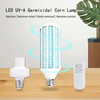 1 Stk 60W LED Majs Pære E27 110V Spare Energi Bakteriedræbende UV-LED-Lampe Til stuen Smart Tilbehør til Smart Home