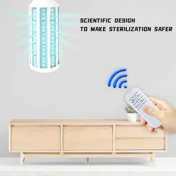 1 Stk 60W LED Majs Pære E27 110V Spare Energi Bakteriedræbende UV-LED-Lampe Til stuen Smart Tilbehør til Smart Home