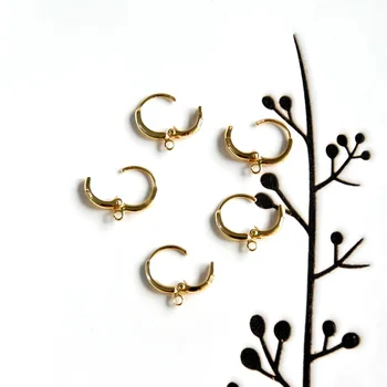 Engros 20 stk/masse forgyldt øre ledninger øreringe kroge lås franske kroge smykker at gøre håndværk resultater DIY for kvinder