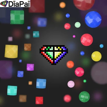 DIAPAI Diamant Maleri 5D DIY Fuld Square/Runde Bor 
