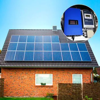 ECOWORTHY 2000W Solar Panel System Kit: 20*100 W solpanel 2000W Grid Tie Ren Sinus Inverter Solenergi System Til Hjem kits