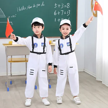 Astronaut Kostume med Hjelm Løsøre Visir Foregive Cosplay Maske Sæt Legetøj for Børn, Skole Kjole Op Rolle Spil Party Fødselsdag Gave