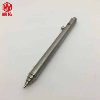 EDC Lomme Af Rustfrit Stål Bolt Pen Taktiske Cylindriske maskingevær Pen Forsvar Pen Pen Signatur