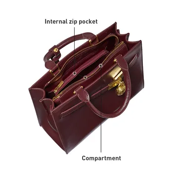 LAFESTIN 2020 nye trendy tasker kvinders mode læder skulder messenger taske retro atmosfære bærbare platinum taske
