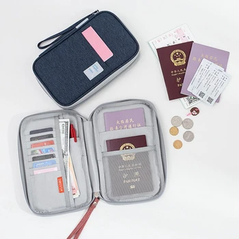 Kvinder Travel Organizer Passport Indehaveren Kort-Pakke Kreditkort Indehaveren, Tegnebog Dokument Pakke Mode Multi Lommer Pakke Kort