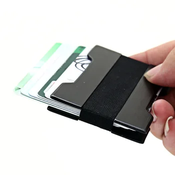 Nye Ankomst Bærbare Slanke Aluminium Kreditkort Indehaveren Mænds Metal Bank Kort Sag ID-Wallet-Penge-Klip For Kvinder