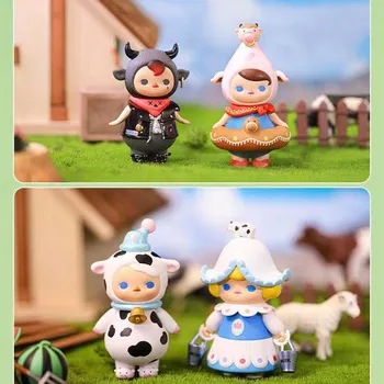 Original POPMART PUCKY Mælk Baby-Serien Blind Kasse Legetøj Dukke 7 Stil Tilfældig En Cute Anime Figur Gave