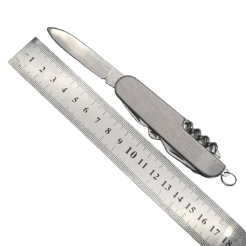Multifunktionelt Værktøj Schweiziske Lomme Folde Kniv Sæt aluminium Håndtag Udendørs Overlevelse Jagt Værktøj