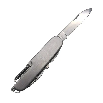Multifunktionelt Værktøj Schweiziske Lomme Folde Kniv Sæt aluminium Håndtag Udendørs Overlevelse Jagt Værktøj