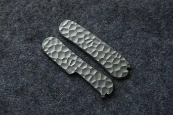 Custom Made Titanium Legering TC4 Sabel Kniv Udskiftning Skala for 85mm Victorinox Delemont Schweiziske Hær Kniv DIY Mod