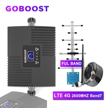 GOBOOST trådløse signal booster 4g 2600 forstærker LTE band7 mobiltelefon 4g trådløse forstærker mobile gsm 2g 3g 4g antenne yagi