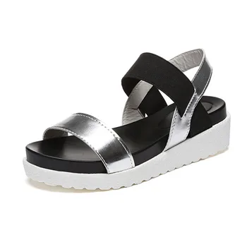 2018 Nye sko Sommer sandaler kvinder peep-toe sandalias flade Sko Romerske sandaler, sko-kvinde mujer Damer Klip-Klappere Fodtøj