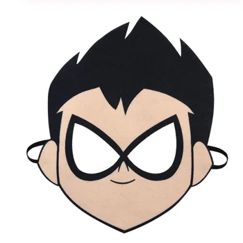 Nye Teen Titans Go Robin Cosplay Kostume 3D Børn Buksedragt Zentai Suit Kappe fødselsdagsfest Halloween Kostume Til Drenge, Piger